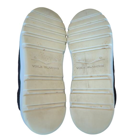 Voile Blanche black textured leather sneaker casual shoes - Picture 12 of 12